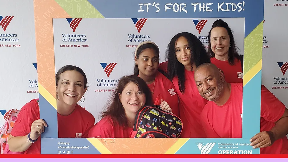 Workers at McGraw Hill celebrating 