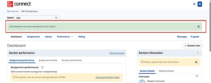 connect student experience screenshot