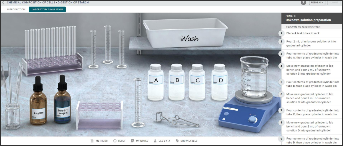 Screenshot of Environmental Science simulation