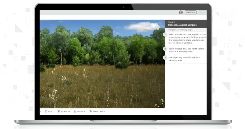 screenshot of DNA Biology and Technology: DNA/RNA Structure Simulation