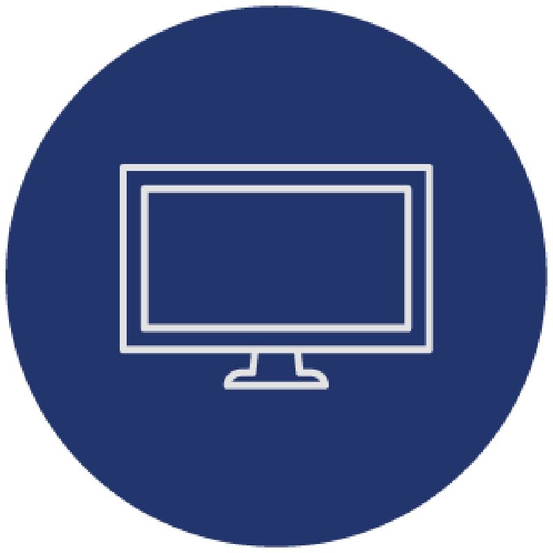 Computer monitor icon