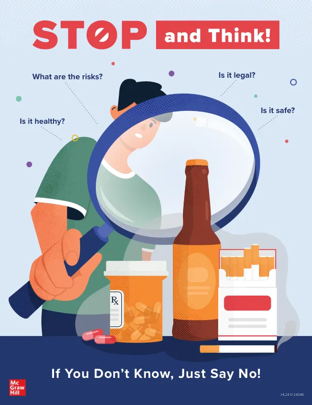 Stop and Think! poster