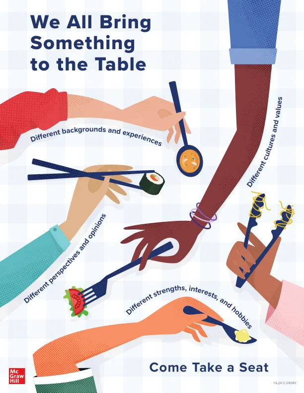 We All Bring Something to the table poster