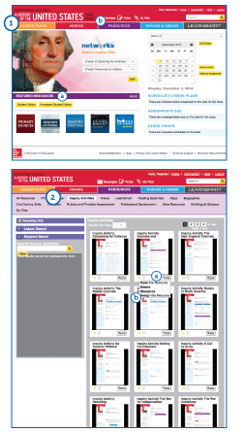screenshot showing inquiry journal