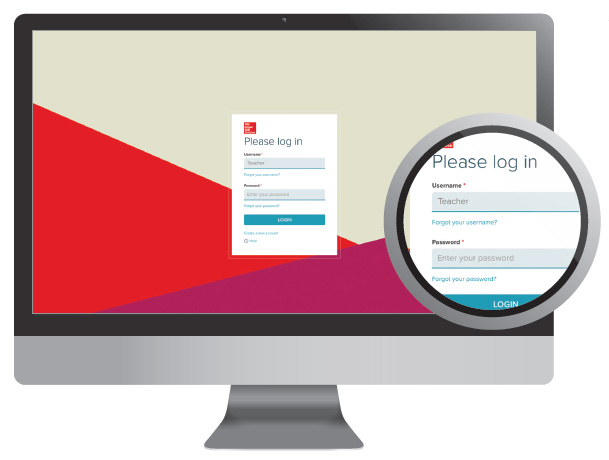 Screenshot of my.mheducation.com login screen