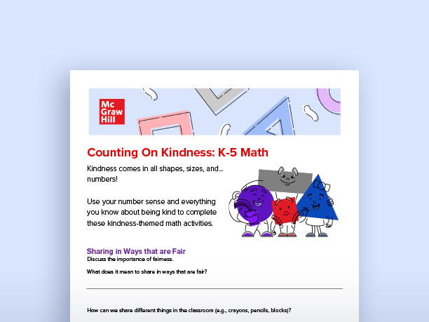 Counting on Kindness Program screenshot