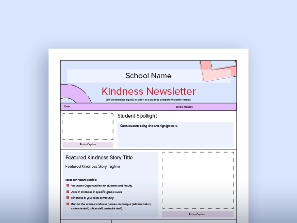 School Newsletter Templates screenshot